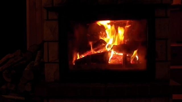 Мгновенный крепкий сон со звуками камина и метели в уютной хижине зимой смотреть онлайн