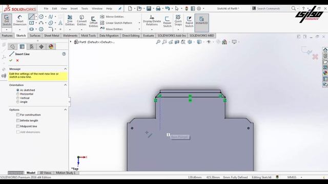Solidworks tutorial | sketch bend sheetmetal convert autocad to solidworks sheetmetal смотреть онлайн