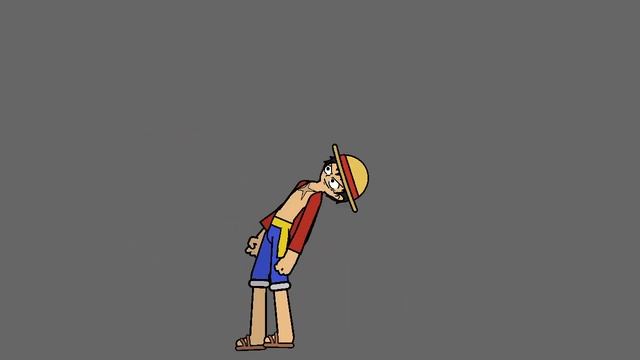 one piece animation (Luffy) | stick nodes смотреть онлайн