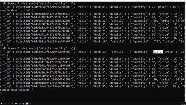 35. Find Query Cursor and its methods like Sort, Skip and Limit Methods - MongoDB смотреть онлайн