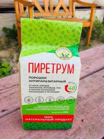 Использование покупателем  пиретрума порошка  на блохастом котенке.