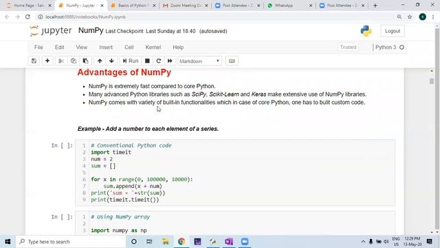 Basics of Python Programming (Day2: Lecture 2) смотреть онлайн
