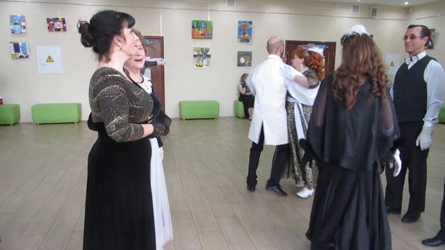 Вальс "Нежное прикосновение". Шахматный бал в КЦ "Зодчие" 17.10.2021 г. смотреть онлайн