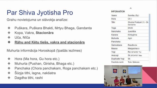 Vēdiskās astroloģijas programmas Shiva Jyotisha Pro prezentācija un tiešsaistes konference смотреть онлайн