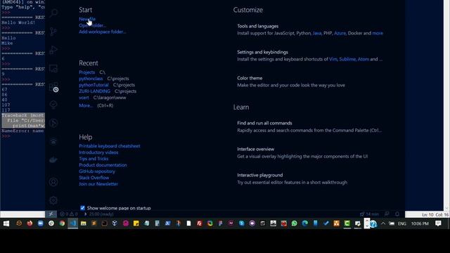 Python - 05 coding environment II смотреть онлайн