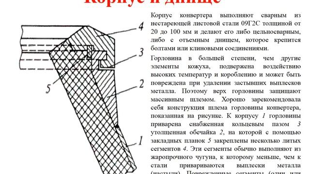 Кузбаков Ж.И. - Конструкция машин и агрегатов конвертерных цехов. Лекция №8 рус смотреть онлайн