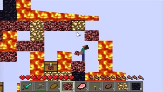 Paper Minecraft Simulator: Nether-style mini survival game Map FAIL!!! смотреть онлайн
