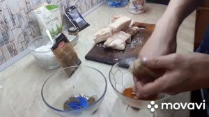 Засолка сала с чесноком, паприкой и чёрным перцем