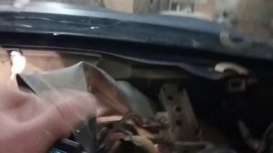 Ниссан Марч снятие мотора отопителя. мотор печки.