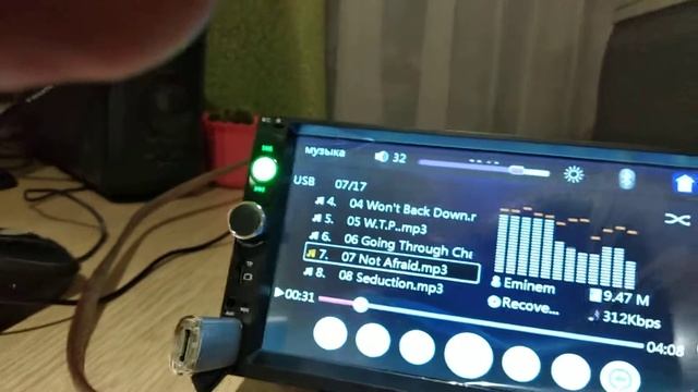 Магнитола 2 Din 7010В + камера заднего вида