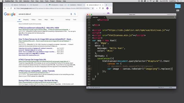 Getting Started with HTML 2 Canvas, Part 4: Exporting Canvas смотреть онлайн
