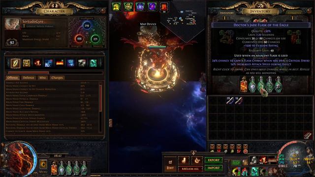 PoE 3.21 - (Crucible) - Dia 7 & 8 Showcase Build Venom Gyre Deadeye!! смотреть онлайн