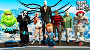 КРИК СЛЕНДЕРМЕН И ДЖОКЕР СПАСАЮТ ДЖЕФФА ГТА 5 МОДЫ! ОБЗОР МОДА В GTA 5! ВИДЕО ГТА ИГРЫ MODS