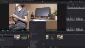 Синхронизация звука и камер в DaVinci Resolve 15