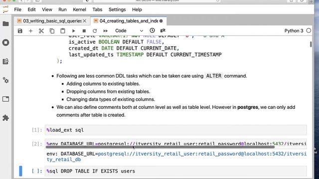 Mastering SQL - Postgresql - Creating Tables and Indexes - DDL – Data Definition Language смотреть онлайн