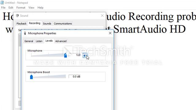 How to fix audio recording problems in Windows 10,while installed conexant SmartAudio HD(Hindi) смотреть онлайн