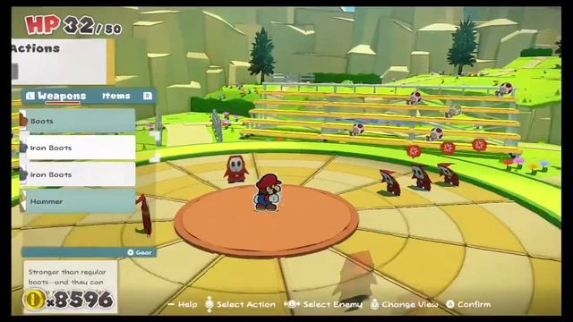 Paper Mario: the Origami King. Wave battles with ... who??)) смотреть онлайн