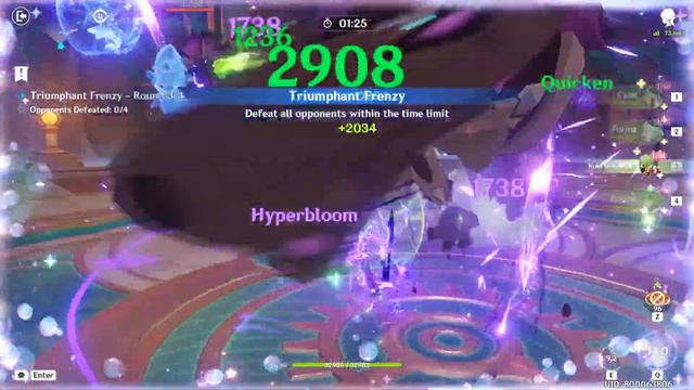 Genshin Impact : Triumphant Frenzy Day 5 Gameplay Guide Event Ending - Dendro Bloom Nilou Trail смотреть онлайн