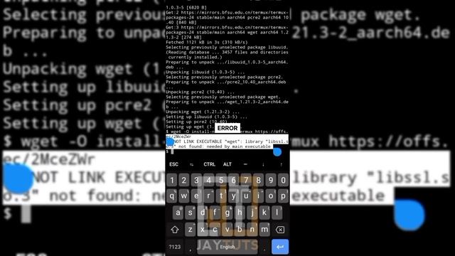 How to fix "wget": library "libssl.so.3" not found: needed by main executable in termux смотреть онлайн