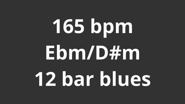 165 bpm tempo ' 12 bar blues Ebm/D#m ' metronome 4/4 смотреть онлайн