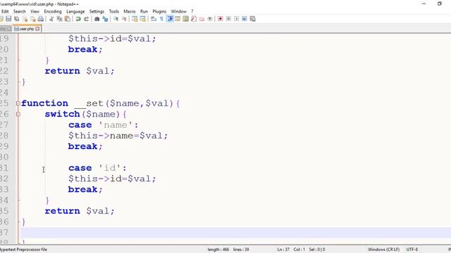 الدرس الواحد وثلاثين php شرح Class (الدرس الرابع __set __get) смотреть онлайн