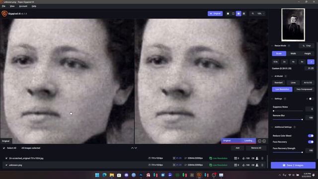 Topaz Gigapixel AI 6.1.0 New Face Recovery AI reconstruction смотреть онлайн
