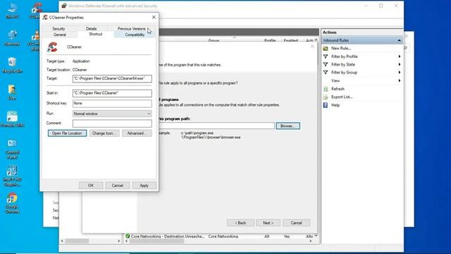 block application in firewall windows 10 смотреть онлайн