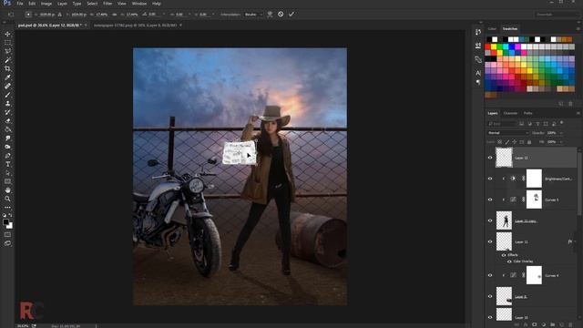Advanced Compositing & Photo Manipulation - Photoshop CC Tutorial смотреть онлайн