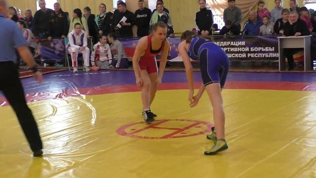 Первенство ПФО по вольной борьбе среди девушек 1999 -2000г.р. Чувашия, 17.03.2016.
