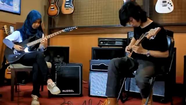 G&M (Andy James - What Lies Beneath Guitar Cover ) With Rockwell Guitar & Russel Amplifier смотреть онлайн