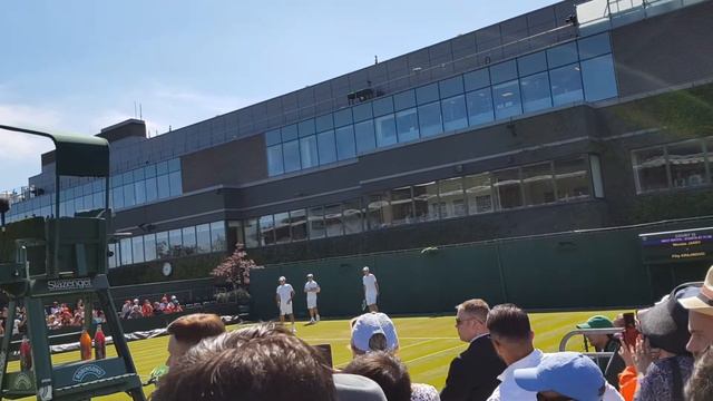 Roger Federer practice wimbledon Day 1 смотреть онлайн