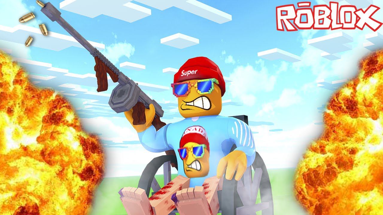 ИНВАЛИД В Roblox ТРОЛЛИТ Сервер с помощью Лакки Блоков