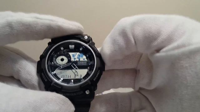 Casio AEQ-200W инструкция по настройке часов смотреть онлайн