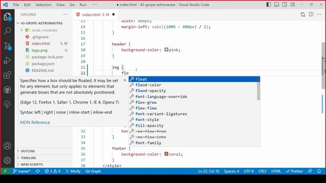 Astronauto projektas: git config, CSS flex, parent-child selektoriai - 43 grupė (8) смотреть онлайн