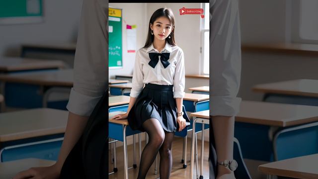Korean Beautiful AI Girl Model Fancy Blazer and Uniform Fashion Ideas #ai #aiart #lookbook смотреть онлайн