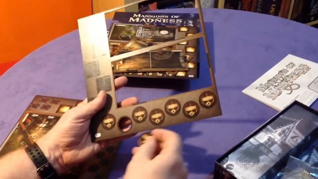 Mansions of Madness second edition Beyond the Threshold expansion ~ what's in the box? with biffta смотреть онлайн