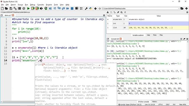 Lecture - 25 - Enumerate Function in python | Python inbuilt functions| Python in hindi| Enumerate| смотреть онлайн