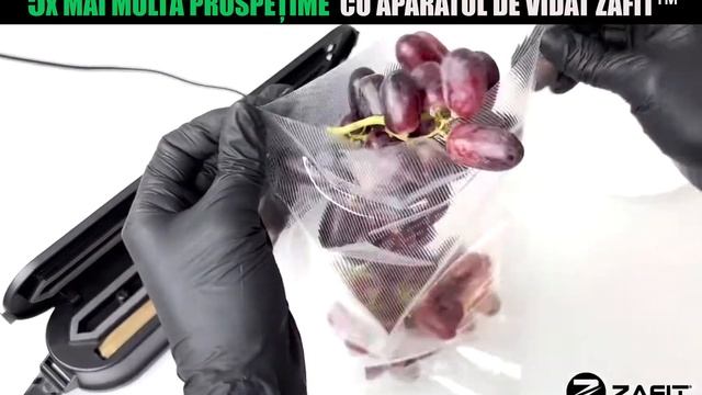 Aparat de vidat alimente ZAFIT™, 175 W, 30 cm bara de lipire, 10 pungi incluse смотреть онлайн