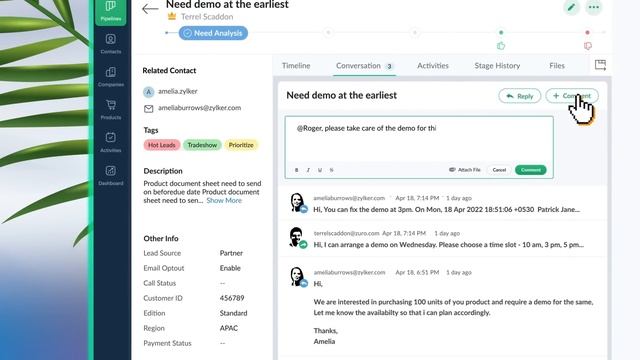 Email-in | Bigin by Zoho CRM смотреть онлайн