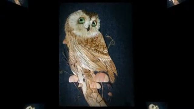 Совы на картинах из соломки смотреть онлайн