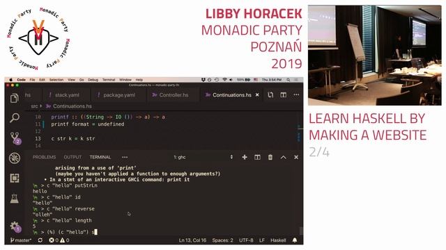 Libby Horacek - Learn Haskell by making a website 2/4 смотреть онлайн