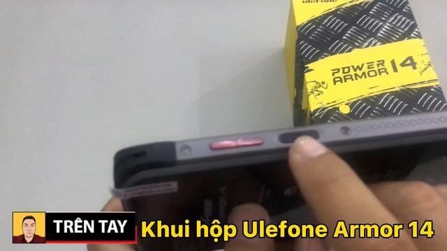 Khui hộp mục sở thị smartphone siêu bền pin khủnh Ulefone Power Armor 14 vừa xuất hiện ở VN смотреть онлайн