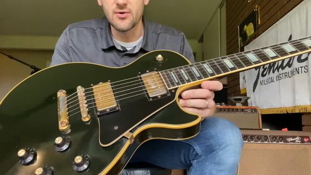 1971 Gibson Les Paul Custom￼ смотреть онлайн