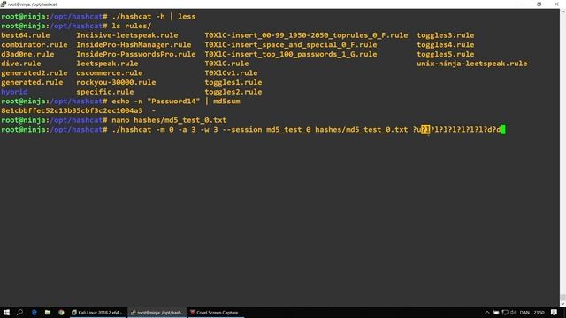 [60] Dictionary and Bruteforce Cracking with Hashcat смотреть онлайн