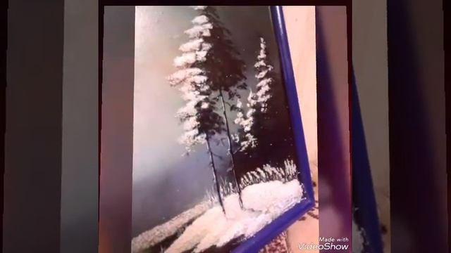 Декупаж на зимнюю тему