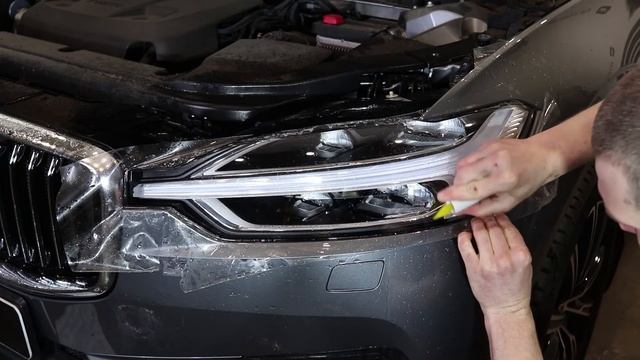 Как защитить фары пленкой смотреть онлайн