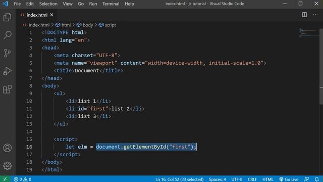 JavaScript Tutorial in Hindi for Beginners [Part 39] - How to select an element by id in JavaScript смотреть онлайн