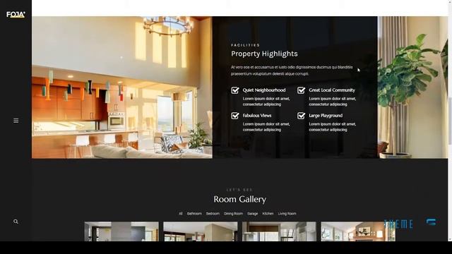 Foja Single Property WordPress Theme Spencer Wynne смотреть онлайн