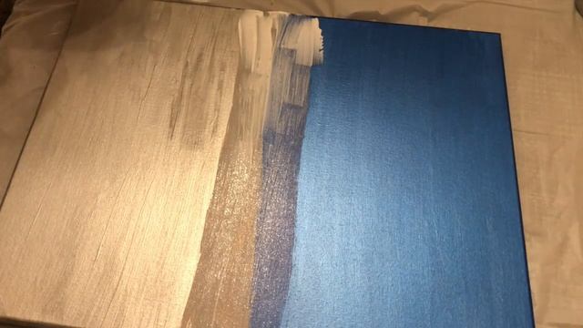 DIY Blue and Silver Glitter Wall Art || Crushed Glass Wall Art смотреть онлайн