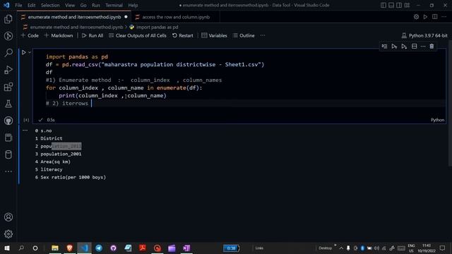 Enumerate & Iterrows Method In Pandas смотреть онлайн
